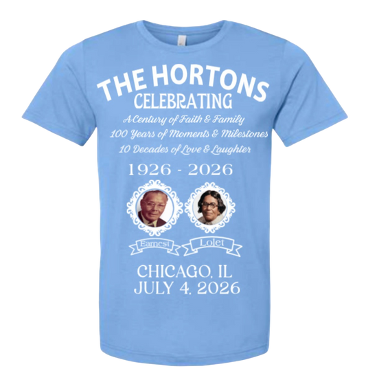 The Horton Family 2026 Reunion T-Shirt