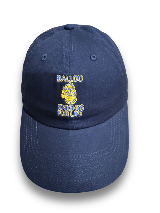 Ballou Knights For Life Embroidered Baseball Cap