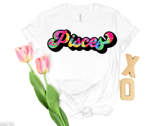 Pisces Tie Dye (in Ink)